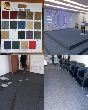 Silver Grey Wall to Wall Carpets for Office Flooring Solutions
