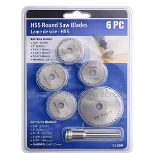 HSS Mini Rotary Saw Blades 6pcs Woodworking Saw Blades