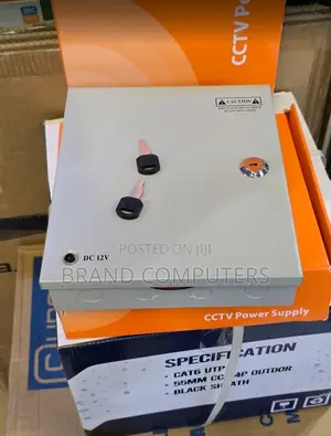 Fused 12v 10 Amperes CCTV Closed Power Supply Unit