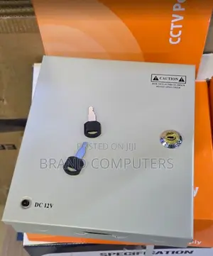 Fused 10a Amperes 12v 9ch CCTV Power Supply Unit