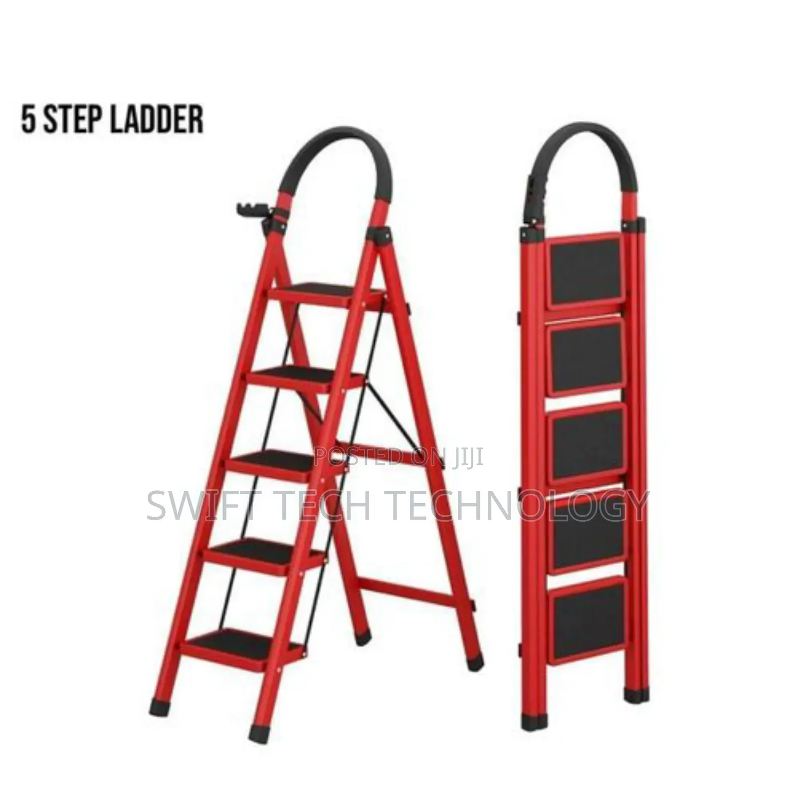 Step Ladder 5 Step Aluminium Ladder Heavy Guage