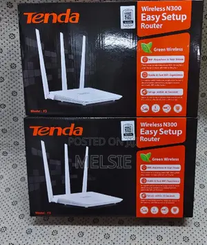 Tenda F3 300mbps Wireless Router Wi-Fi Speed: Up to 300mbps