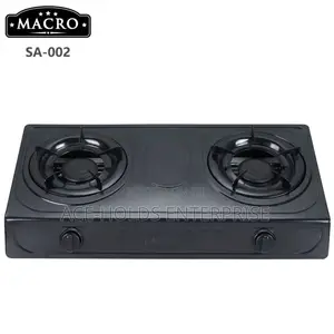 Nunix - Macro- 2 Burner Table Top Gas Cooker (Stainless)