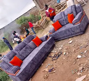Luxury Velvet Sofa Set 5 Seater