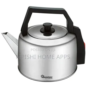 Traditional Electric Kettle 5 Liters Stainless Steel- Rm/464
