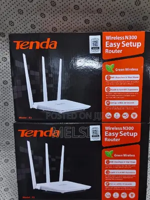 Tenda F3 300mbps Wireless Router With Three High-Gain Antennas