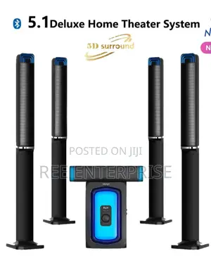 *Nunix* 5.1ch Deluxe Home Theater System Super Music System-Nu Woofer