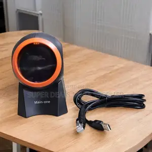 1d and 2d Desktop Barcode Scanner Usb Wired Plug Play Fast Scanning