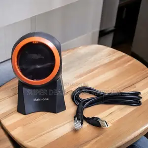 Hands Free 1d 2d Desktop Barcode Scanner With Auto-Sensing Scanning