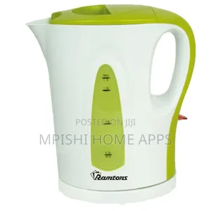 Cordless Electric Kettle 1.7 Liters White and Green- Rm/349