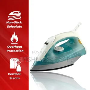 Green and White Steam Iron - Rm/306