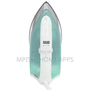 Green and White Steam Iron - Rm/306