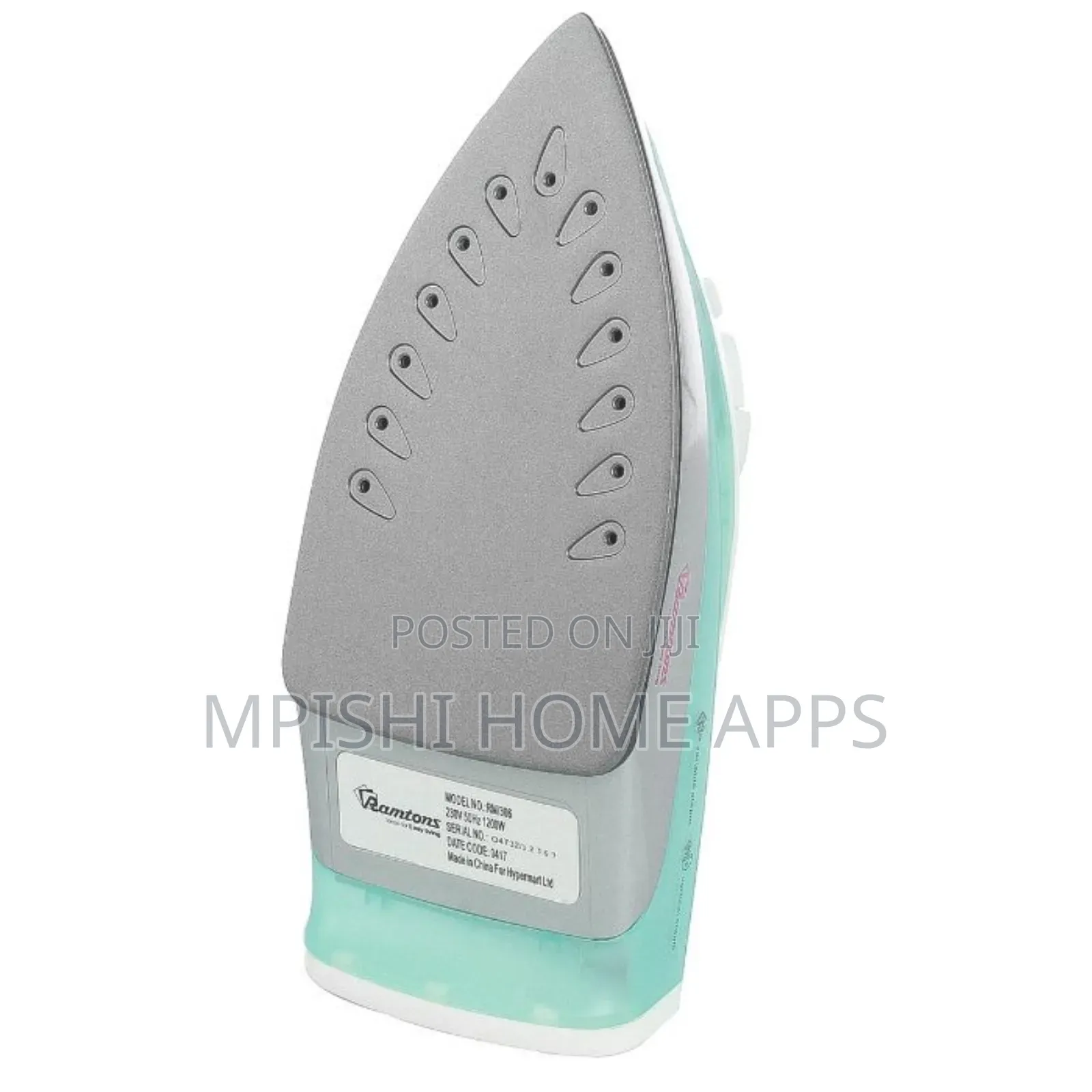 Green and White Steam Iron - Rm/306