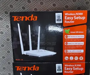 Tenda F3 300mbps Wireless Router External 3 Antennas - Stronger Signal