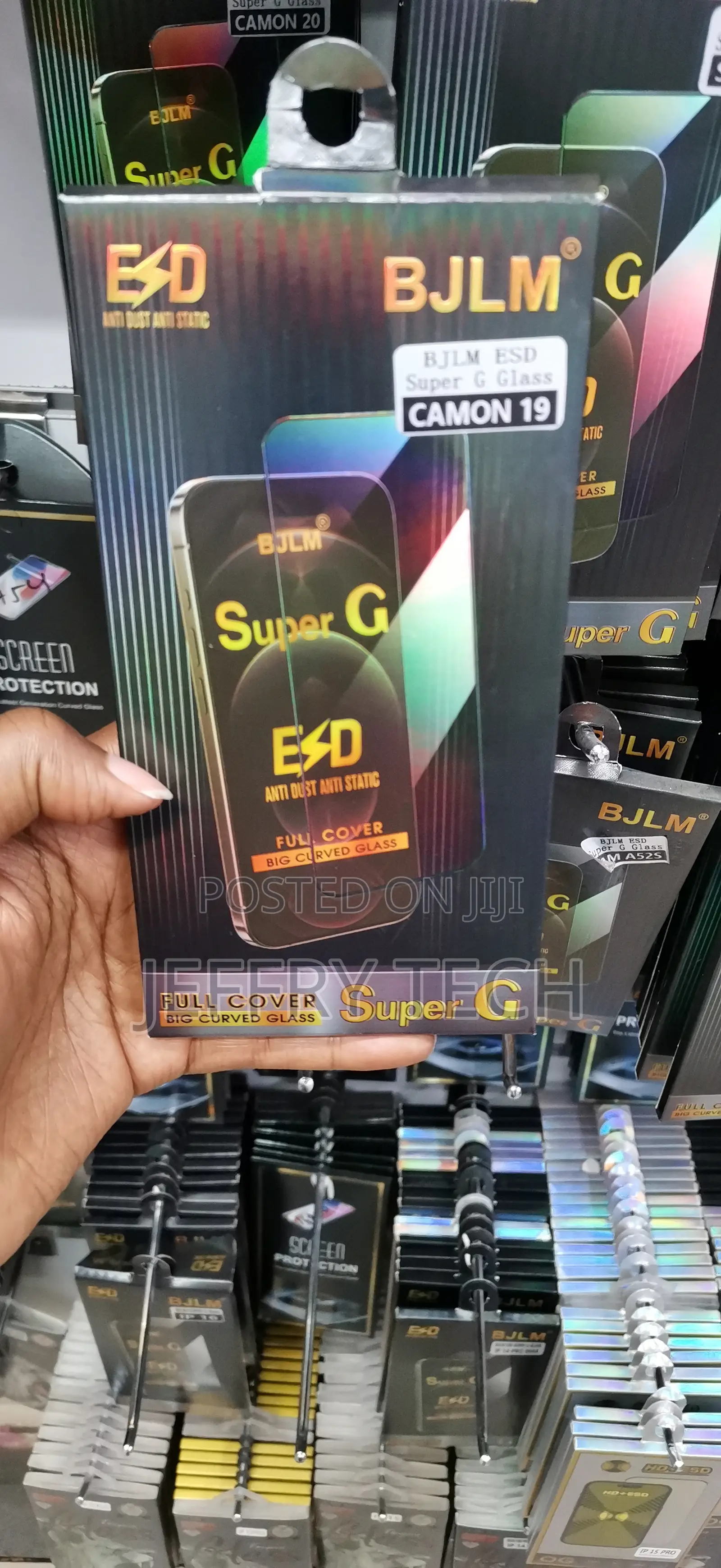Carvia Tempered Glass Screen Protector Designed for Tecno Camon 19