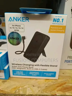 Anker Zolo Magnetic Power Bank (10k,30w,Built-in Usb-c Cable)