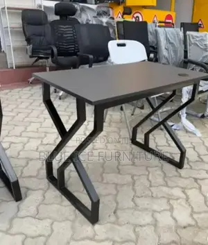 Grey Black Office Table