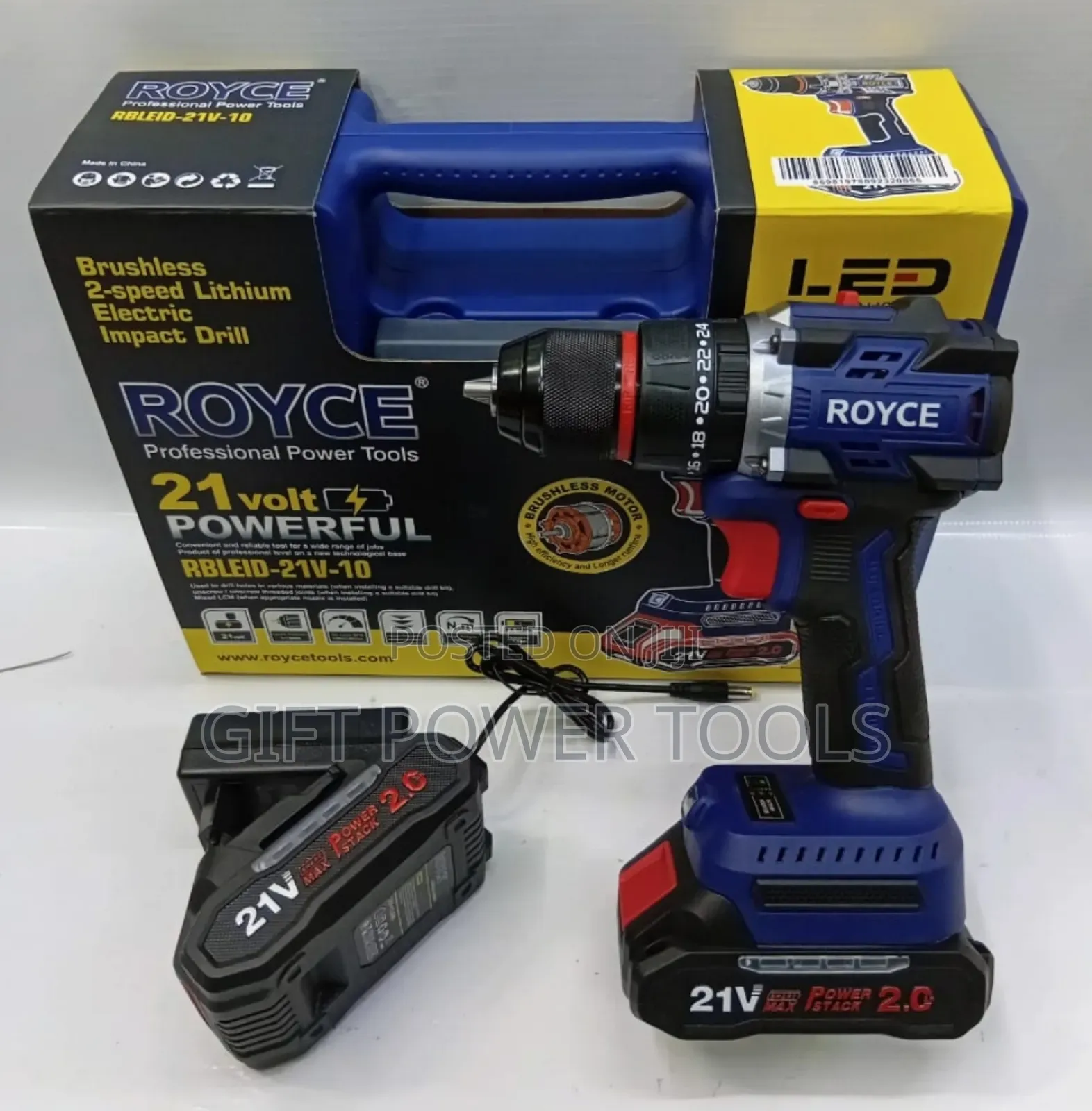 Quality Royce Cordless Brushless Drill/Cordless and Brushless Drill
