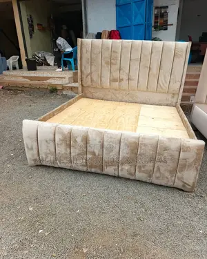 5x6 Stylish Beige Chester Bed Frame