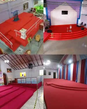 Church Carpets in Options Red
