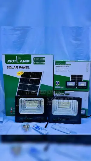 Jsotlamp T-C200+200 Twin 200w Solar Floodlights,