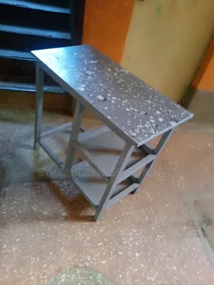 Standing Kitchen Table. Bubblegrey Paint