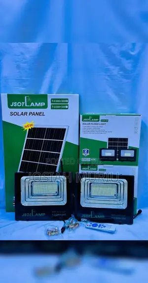 Jsotlamp T-C300+300 Twin Solar Floodlights.