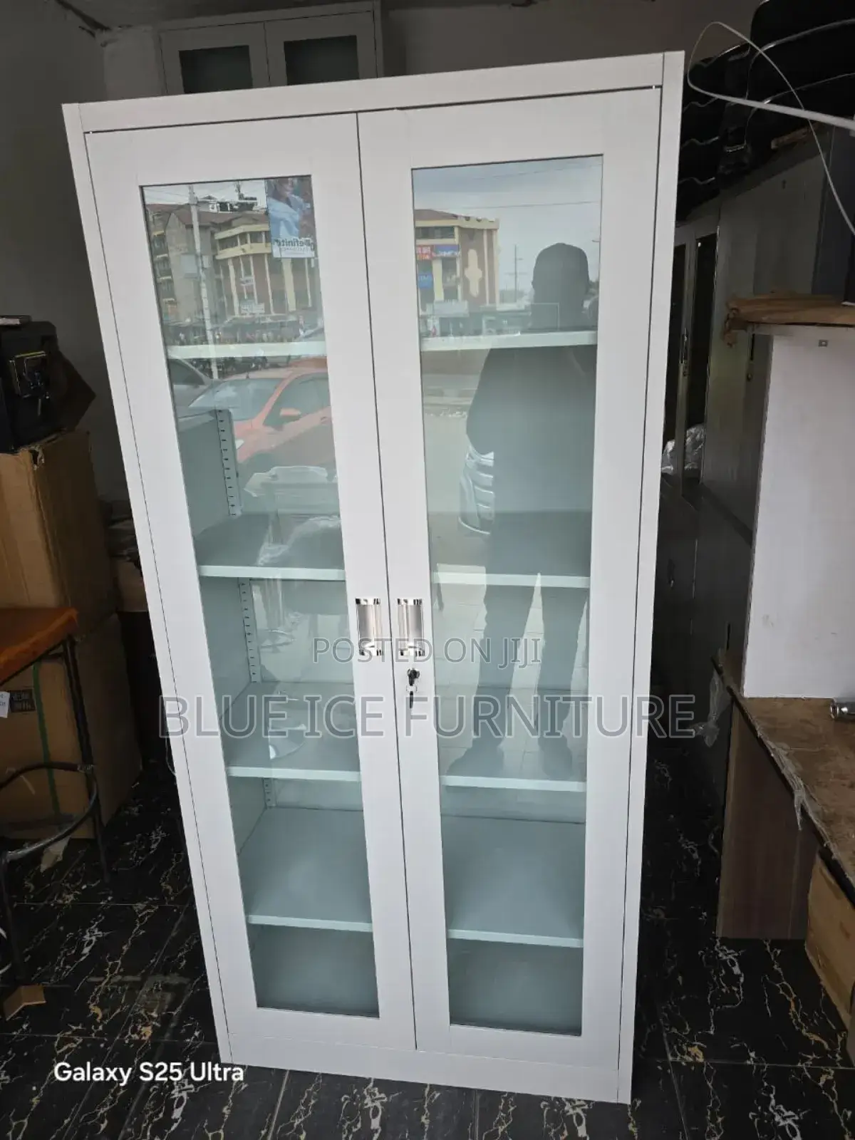 Full Glass Storing Cabinet