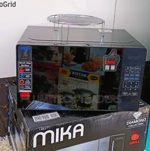 Mika Microwave Oven Grill 20ltr With 1000w Grill Silver