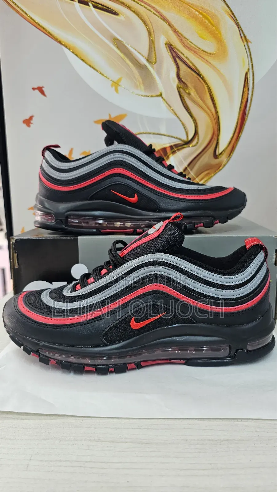Nike Air Max 97 'Black Red Silver'
Quality