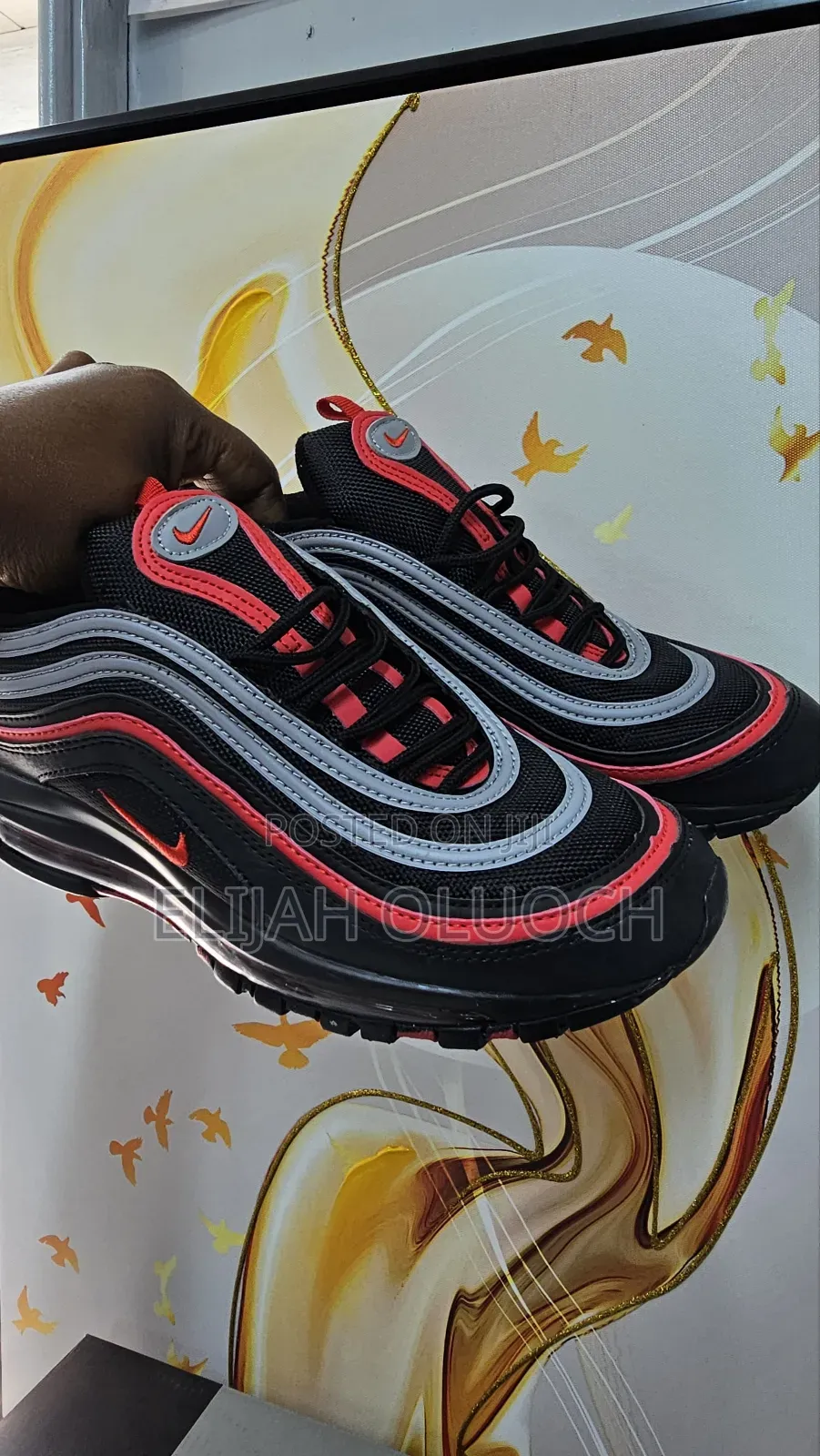 Nike Air Max 97 'Black Red Silver'
Quality
