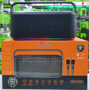 Amaya Asp-Sc600 *200w* Audio Power Speaker With Mics