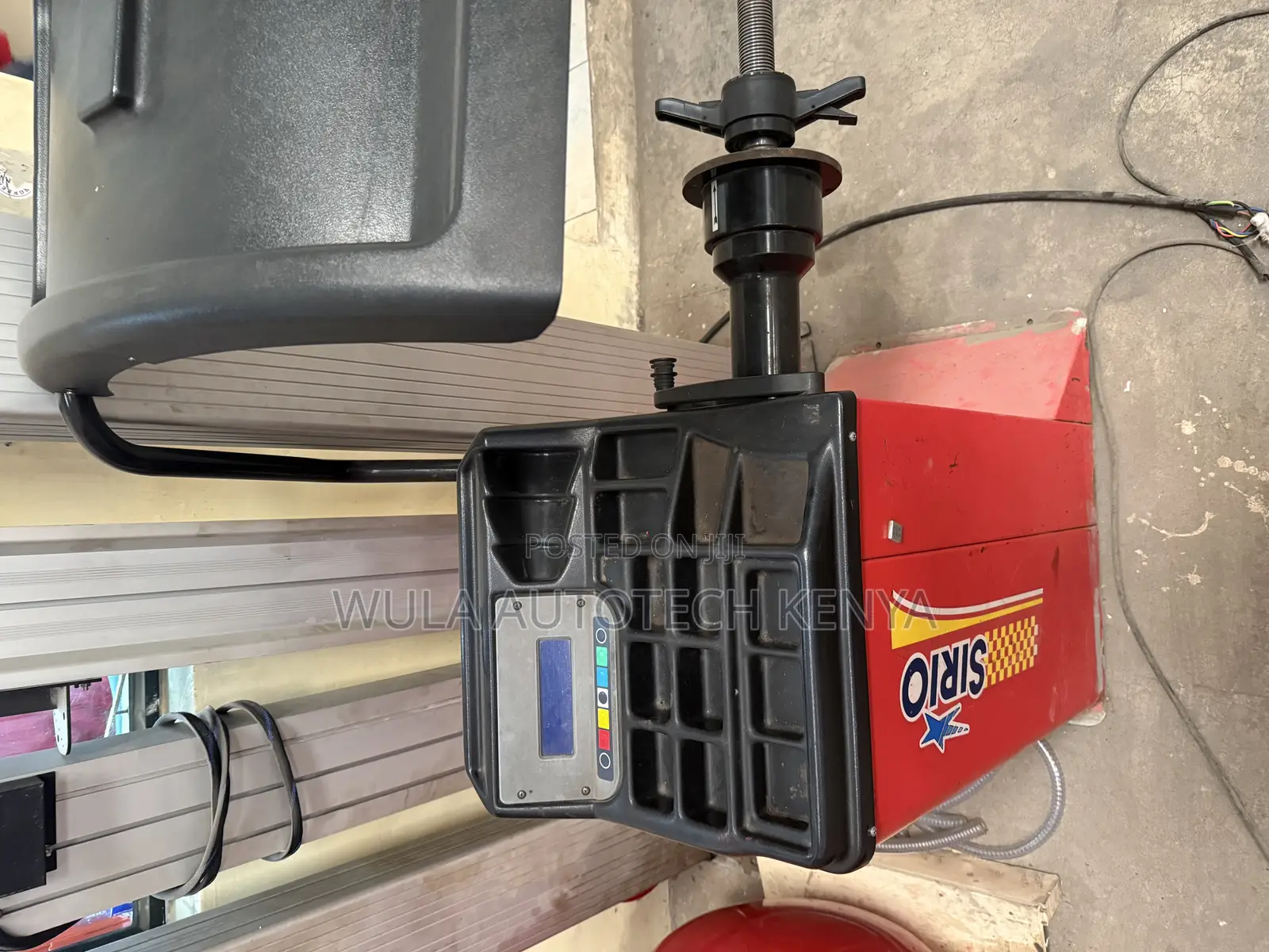 Heavy Duty Wheel Balancer Red Without 3d Screen