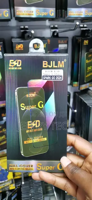 Heyansh Tempered Glass Screen Protector for Tecno Spark Go 2024