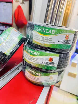 Evincab 4.0mm Single Core Cable 90m(Black) – Power Wire