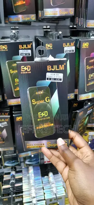 Printz Tempered Glass Screen Protector for Redmi 12c