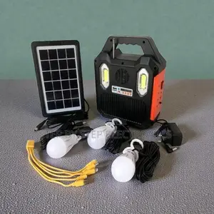 Top Quality Portable Home Solar Lighting System Kit With Bluetooth