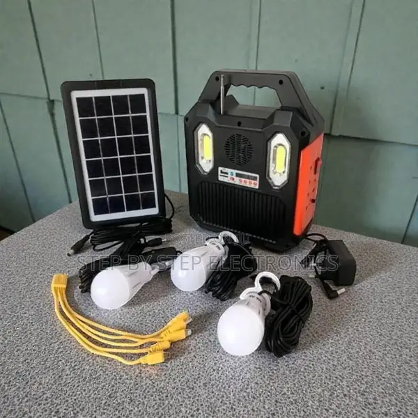Energy Saving Portable Home Solar Lighting System Kit With Mp3 Player