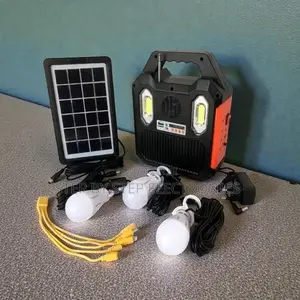 High Durability Portable Home Solar Lighting System Kit With Led Bulbs