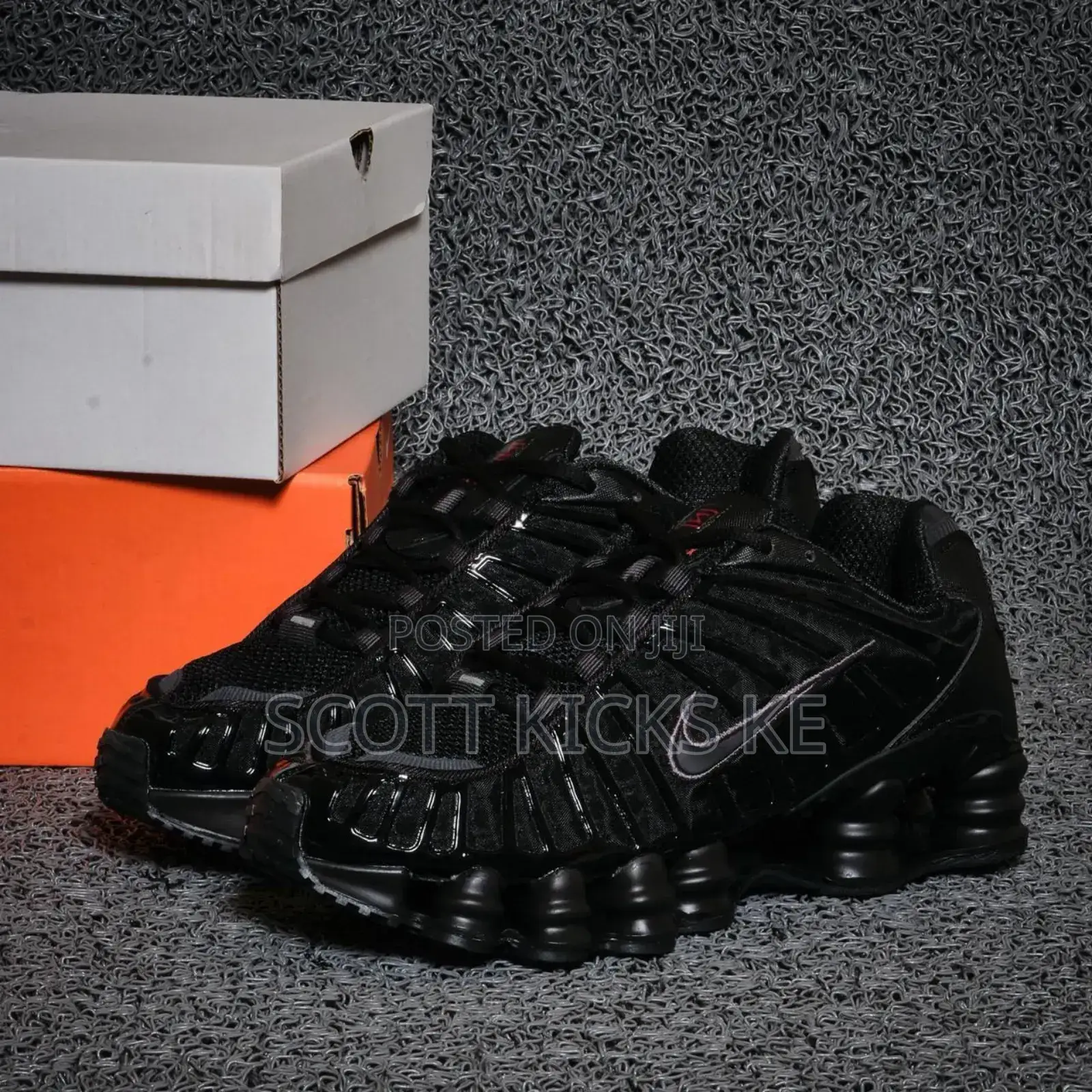 Nike Shox Tl Mettalic Black