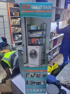 2in 1
Toilet + Washing Machine Rack