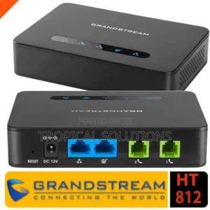 Grand Stream Ht812 Voip Gateways Analogy Telephone Adapter