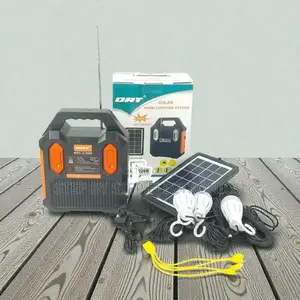 Long Lasting Portable Home Solar Lighting System Kit With Solar Panel