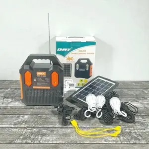 Best Performance Portable Home Solar Lighting System Kit With Fm Radio