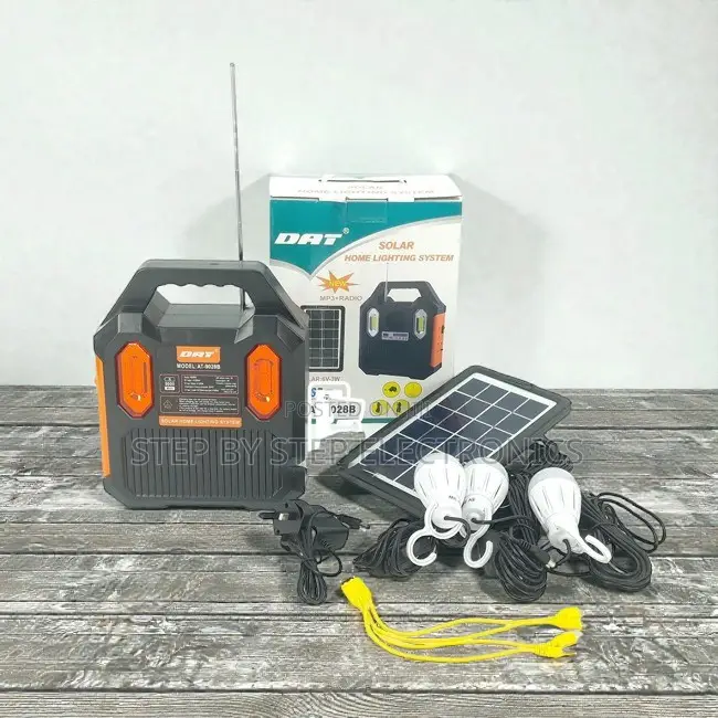 Best Performance Portable Home Solar Lighting System Kit With Fm Radio