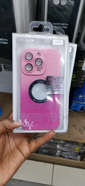 Sinky iPhone 14 Pro Magsafe Colnel Case With Lens Cover and Logo Cut
