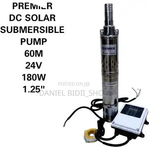 Dc Solar Submersible Pump 60mtr 180w 1.25inch