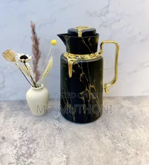  1 L Marble Pattern Elegant Vaccum Flask.
