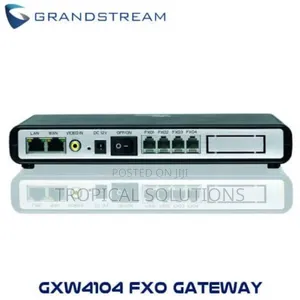 Grand Stream Gxw4104 Fxo Gateway,4 Port