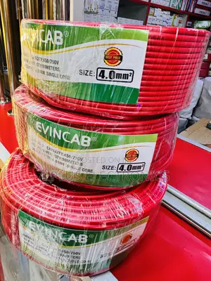 Evincab 4.0mm Single Core Wiring Cable 90m(Red) – Last Longer